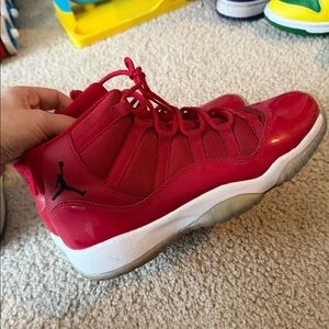 Jordan Kids' Red Hightop Sneakers